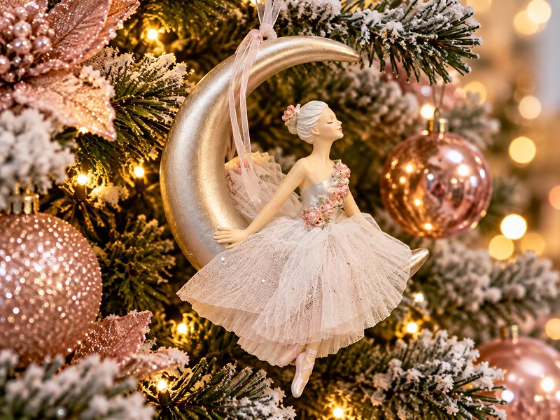 *BALLERINE PER ALBERO 1 PZ 20135    SU MEZZA LUNA