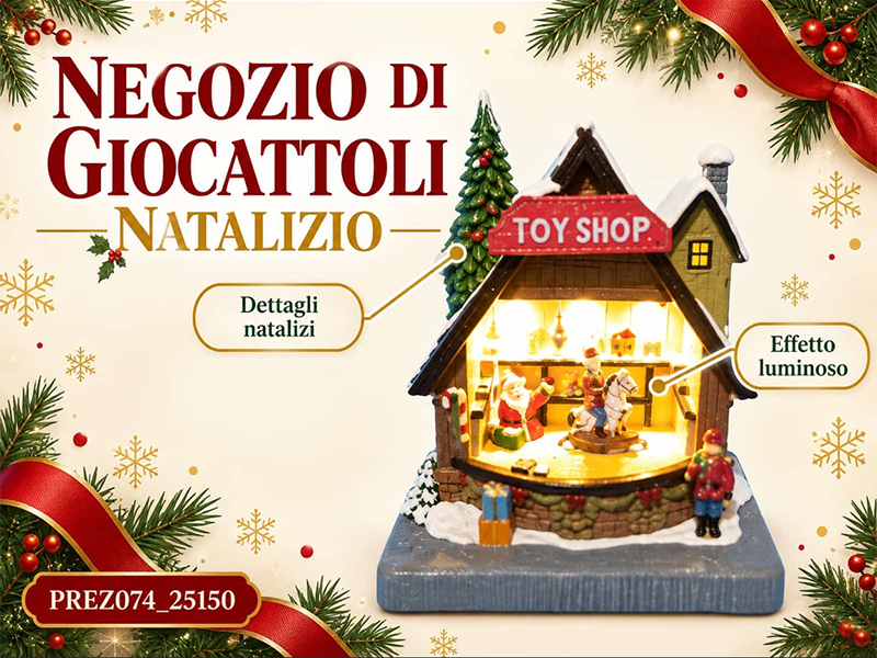 *GIOSTRA NATALIZIA CON LED E MOVIMENTO 25150