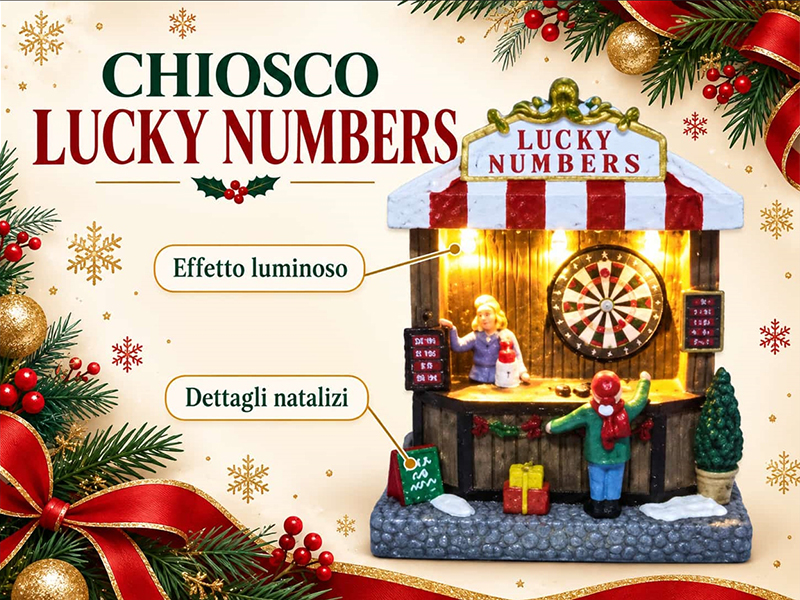 *GIOSTRA NATALIZIA CON LED E MOVIMENTO 25153