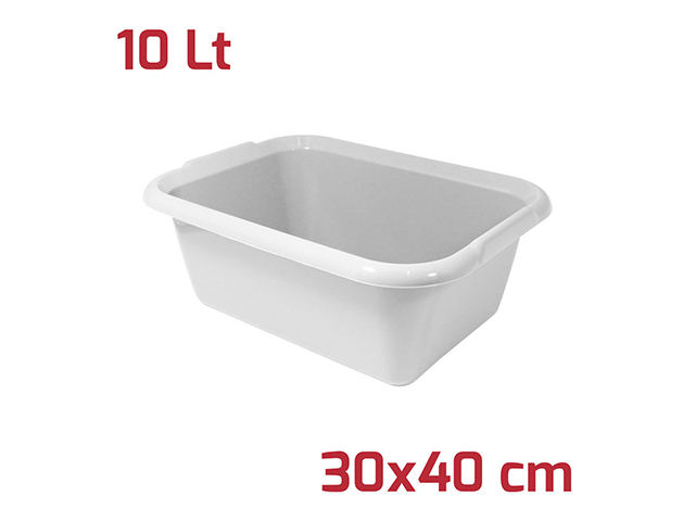 BACINELLA ISI RETTANGOLARE 30X40 10L BIANCO 9019218BM1