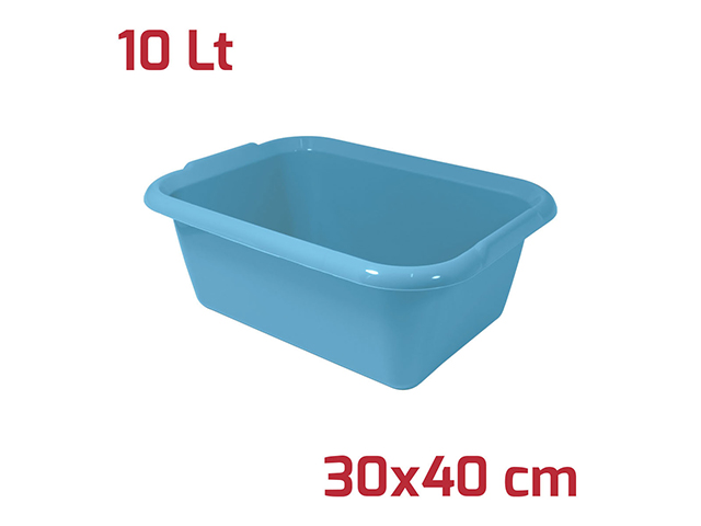 BACINELLA ISI RETTANGOLARE 30X40 10L TURCHESE 9019218BM27