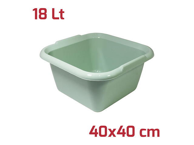 BACINELLA ISI QUADRA 40X40 18L VERDE SALVIA 9019217BM5