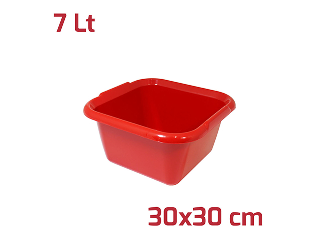BACINELLA ISI QUADRA 30X30 7L ROSSO BRILLANTE 9019216BM29