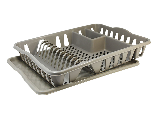 SCOLAPIATTI + VASSOIO GRIGIO CALDO CM 44X33 9019067M2