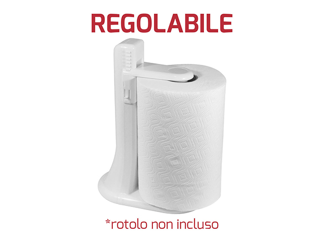 PORTA ROTOLO CARTA BIANCO DA TAVOLO REGOLABILE CM 21X13 PS 9019122BM1