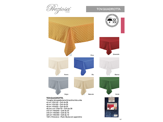 *QUADROTTAX12 TOVAGLIA 140X240