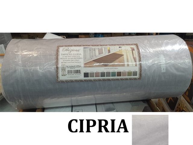 *TAPPETO GUIDA A MT. 1200GSM FRONTE MICROF/RETRO VINILE ANT.SC100%PVC53CM