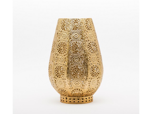 VASO ARABIC 24X24X34CM ORO