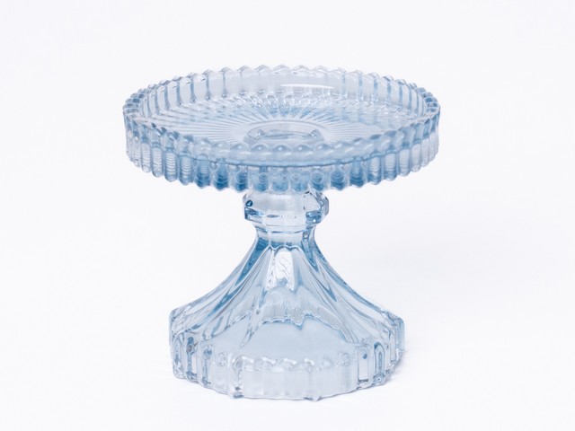 ALZATINA PORTACANDELA KRISTAL POLVERE 10X9CM