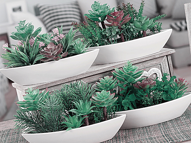 VASO+PIANTINE GRAS A4MOD 26X10XH15 48720