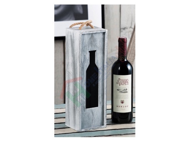P/BOTTIGLIA LEGNO A3COL CM11X10X33