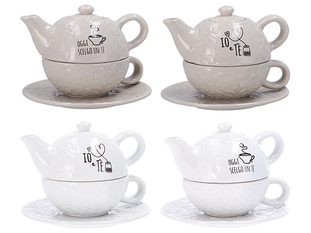 TEIERA+TAZZA CERAMICA A2DEC2COL    78693