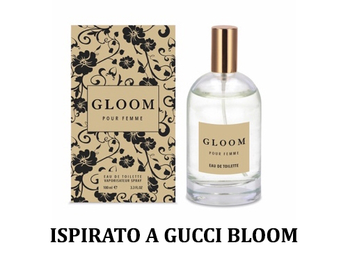 EAU DE TOILETTE DONNA 100ML GLOOM80096 ISPIRATO A GUCCI BLOOM