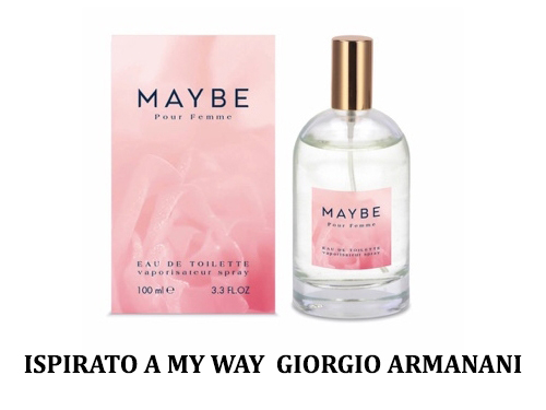 EAU DE TOILETTE DONNA 100ML MAYBE80101 ISPIRATO A MY WAY G.ARMAN