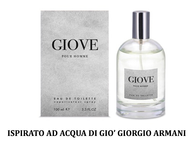 EAU DE TOILETTE UOMO 100ML GLIVE80106 ISPIRATO A ACQUA DI GIO AR