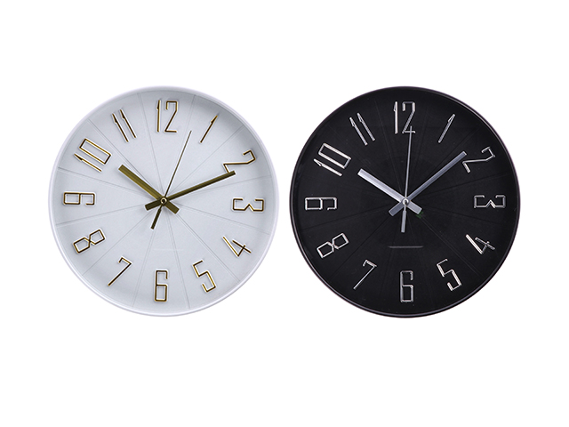 OROLOGIO PARETE PLAST ASS2COL D30,5 106810