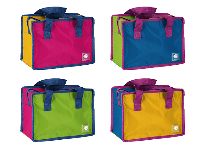 BORSA TERMICA LT.6 COLORI ASSORTITI CM.25X14XH18 120190