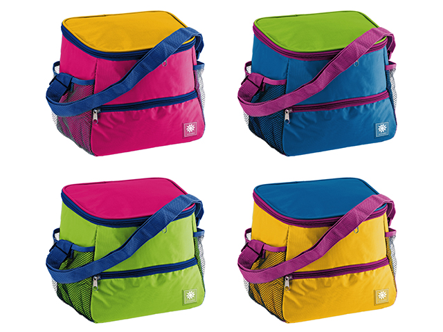 BORSA TERMICA LT.12 COLORI ASSORTITI CM.25X20XH24 120194