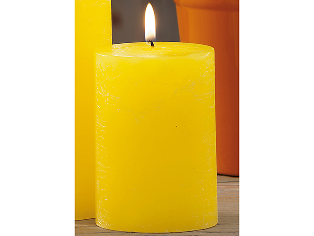 CANDLE CYLINDER LEMON GRASS D.7XH10 40450