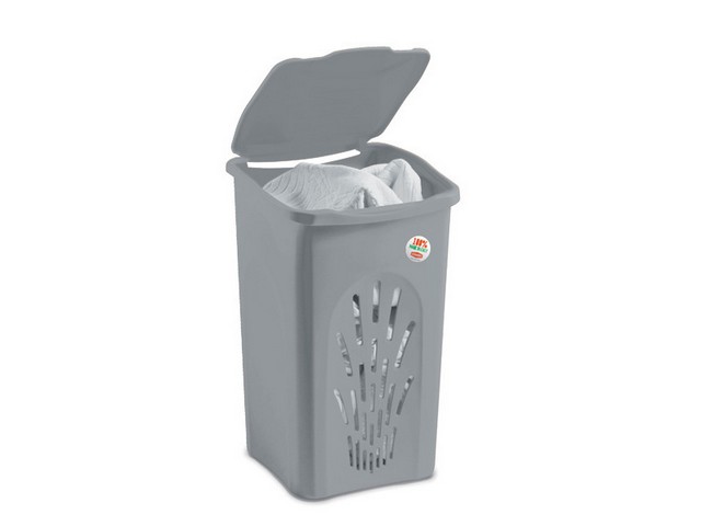 PRIMAVERA TRAFORATO 50LT STONE GREY PORTABIANCHERIA