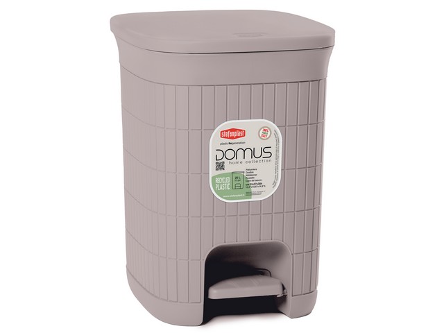 PATTUMIERA DOMUS 20 LT GREIGE 31x27x38h - lt 20
