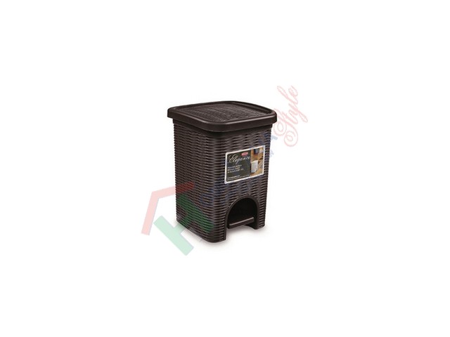 PATTUMIERA BAGNO ELEGANCE 6LT MOKA