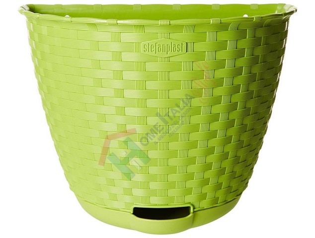 GERLA NATURAL VERDE MELA 30X20X22H
