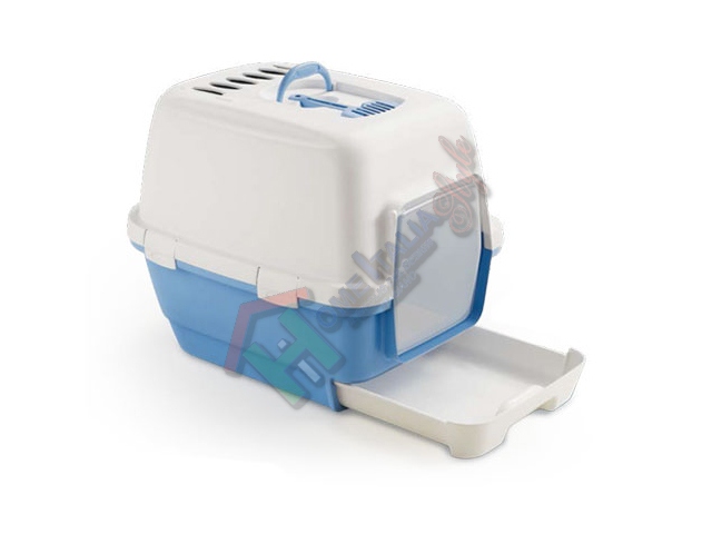 TOILETTE CATHY CLEVER&SMART AZZ/BIANCO CON CASSETTO