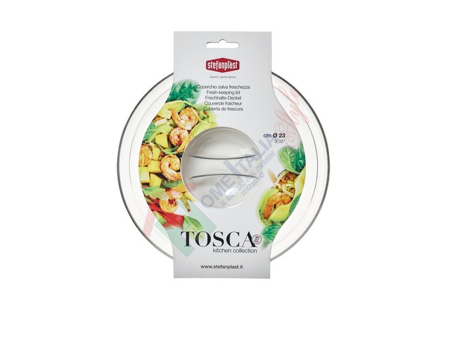 TOSCA COPERCHIO CIOTOLA D.23 TRASPARENTE
