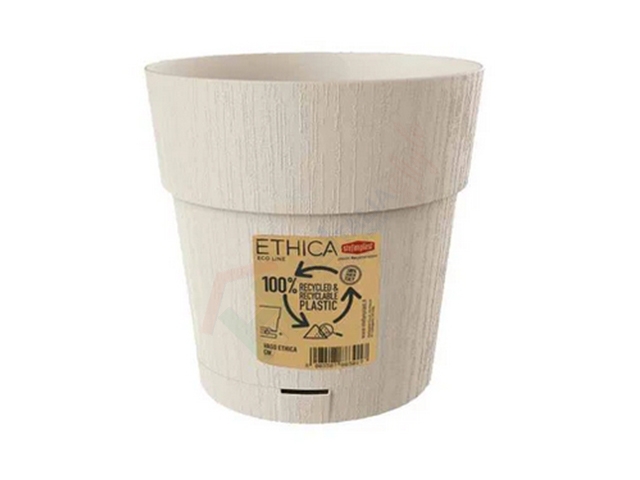 VASO ETHICA D.15XH15 CM GESSO C/RIS.