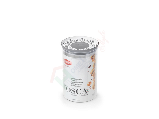 TOSCA BARATTOLO TONDO LT.1,2 BIANCO/GREY