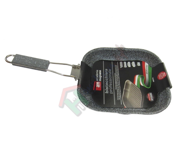 FUOCO&IDEE BISTECCHIERA CM.24*24 CON2 BECCHI