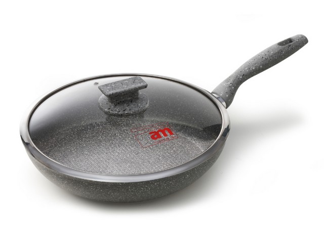 REGINA DI PIETRA PADELLA CM.28 COP.VETRO INDUZIONE