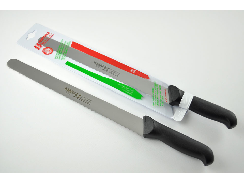 *COLTELLO PANETTIERE CM.30 MM2 NERO 6545