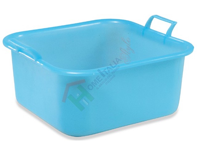 BACINELLA QUADRA CM.38X36X18 LT.15  NEUTRO