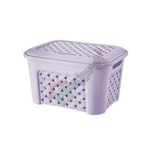 ARIANNA CESTINO C/COP.LILLA    43X33X26H 25L