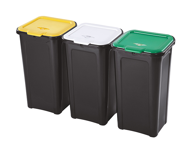 PATTUMIERE 3PZ 44LT DIFFERENZIATA   COVER LINE