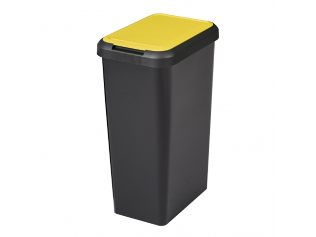 PATTUMIERA 45L TOUCH & LIFT NERO/AMBRA CM.29X39XH60