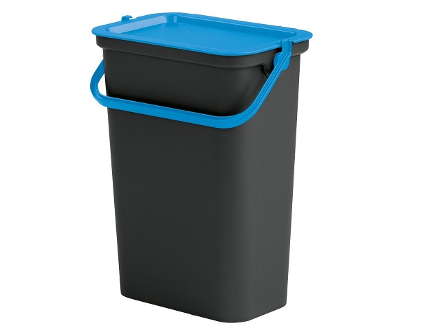 PATTUMIERA 10L MODA NERO/ZAFFIRO