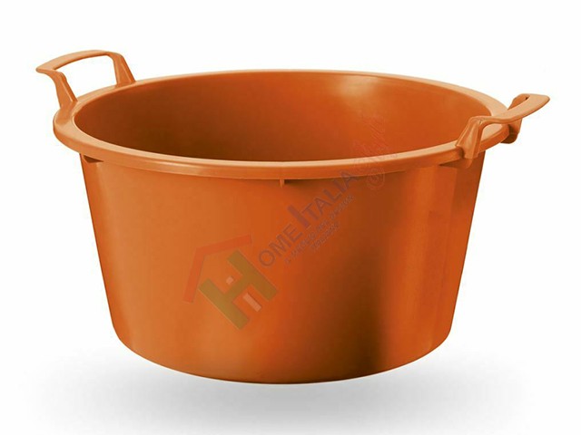 *BACINELLA TONDA D.30 ARANCIO VECA