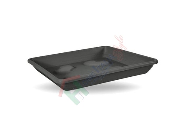 *SOTTOVASO QUADRO CM.25X25 ANTRACITE