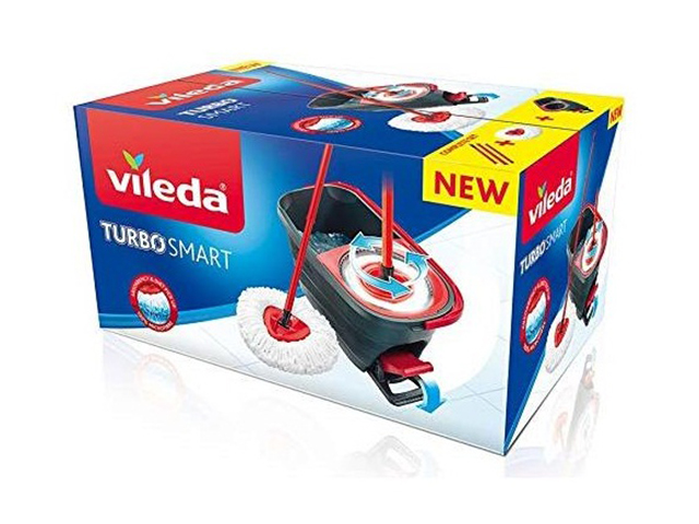 VILEDA TURBO SMART SISTEM SECCHIO-FIOCCO MICROFIBRA-MANICO