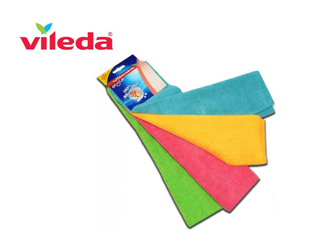 PANNO VILEDA MICROFIBRA COLORS 4 PZ 159616 35x35