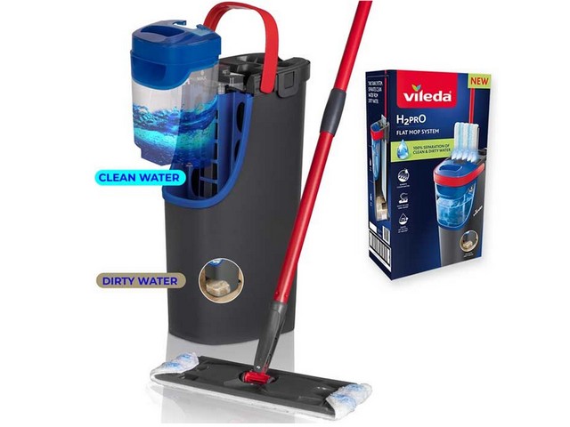 VILEDA H2PRO FLAT MOP SYSTEM COMPLET