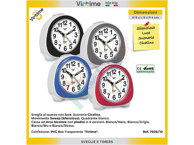 SVEGLIA ARCO C/PIEDINI  SWEEP BB/L  7509/10