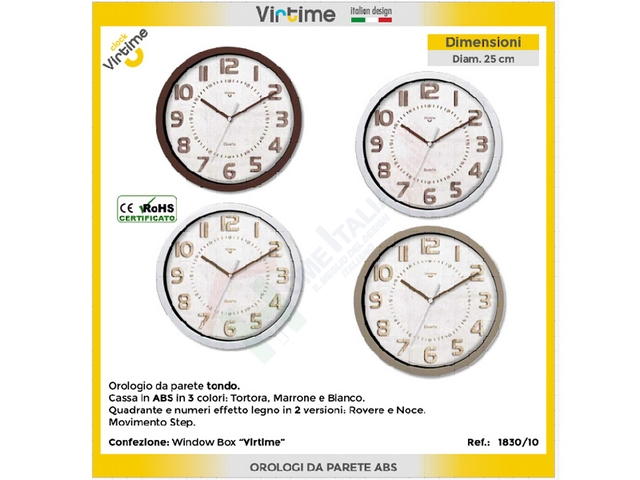 OROLOGIO TONDO D.25 1830/10