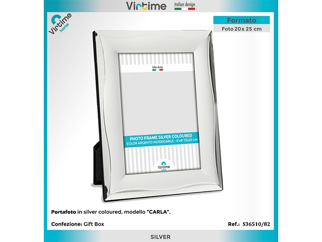 PORTAFOTO SILVER COL.CARLA 20X25 CM S36510/82