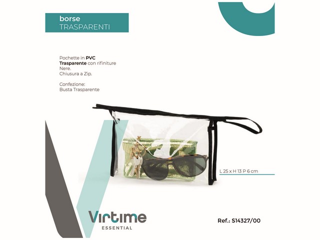 POCHETTE PVC 25X13X6 cm S14327/00