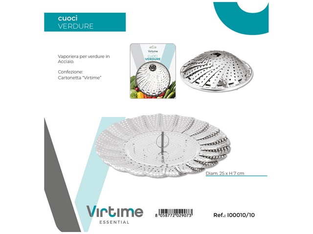 VAPORIERA PER VERDURE D.25X7CM I00010/10