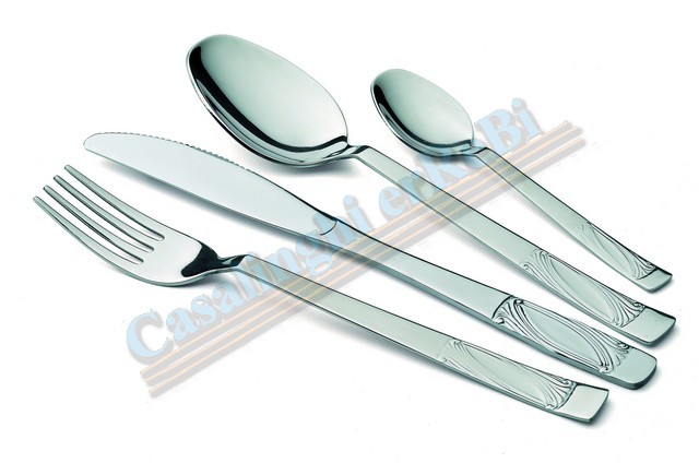 POS.IRINA CUCCHIAIO TAVOLA 12PZ    ACCIAIO INOX 18C